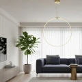 Lampa wisząca ACIRCULO 74 cm - złoty ring LED ST-10453P-D740A gold Step into Design