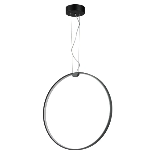 Lampa wisząca ACIRCULO 60 cm - czrny ring LED ST-10453P-D600A black Step into Design