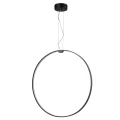 Lampa wisząca ACIRCULO 74 cm - czrny ring LED ST-10453P-D740A black Step into Design