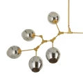 Lampa wisząca MODERN ORCHID-9 złoto szara 150 cm ST-1232-9 gold smoky Step into Design