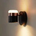 Lampa ścienna POCCO LED czarna 14 cm D9926W black Step into Design
