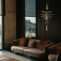 Lampa wisząca SUSSO S złota 40 cm  ST-8713P-S Step into Design