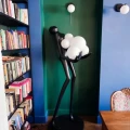 Lampa podłogowa WOMAN BLACK czarna 180 cm F9312 Step into Design