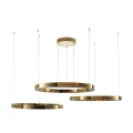 Lampa wisząca CIRCLE 80+80+80 - LED, ring złoty połysk na 1 podsufitce DN924-80+80+80 gold Step into Design