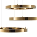 Lampa wisząca CIRCLE 60+60+60 - LED, ring złoty połysk na 1 podsufitce DN924-60+60+60 gold Step into Design