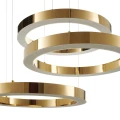 Lampa wisząca CIRCLE 60+60+60 - LED, ring złoty połysk na 1 podsufitce DN924-60+60+60 gold Step into Design