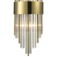 Lampa ścienna DRACO, 60 cm - kryształowo - złota, styl glamour ST-88003W-M gold Step into Design