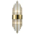 Lampa ścienna DRACO, 60 cm - kryształowo - złota, styl glamour ST-88003W-M gold Step into Design