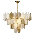 Lampa wisząca SECRET biało złota 80 cm  D824P-800 Step into Design