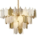 Lampa wisząca SECRET biało złota 80 cm  D824P-800 Step into Design