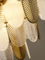 Lampa wisząca SECRET biało złota 80 cm  D824P-800 Step into Design