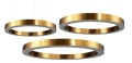 Lampa wisząca CIRCLE 60+60+80 -  LED, ring mosiądz na 1 podsufitce ST-8848-60+60+80 brass Step into Design