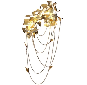 Lampa ścienna BLOSSOM złota 120 cm ST-9957W Step into Design