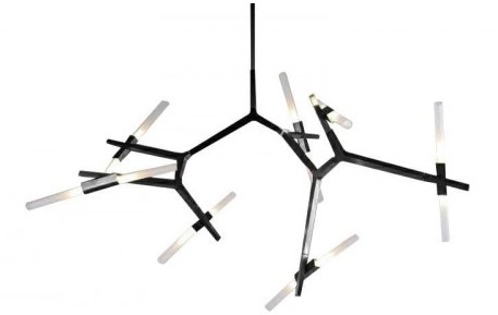 Lampa wisząca STICKS-14 czarna ST-1001-14 black Step into Design