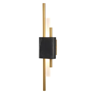 Lampa ścienna ELLIE LED 50 cm-marmurowa czarno - złota ST-7007W-BLACK Step into Design