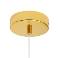 Lampa wisząca COSTA DUO 50 cm - złoty stelaż, dwa klosze DP0002-2 gold Step into Design