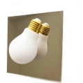 Lampa ścienna BULB złota 15 cm ST-8716W Step into Design