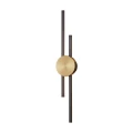 Lampa ścienna CENTRO 64 cm - LED, czarno mosiężny ST-B3327-S Step into Design
