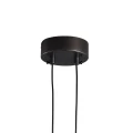 Lampa wisząca AMICI 27 cm - LED, metal, czarny ring z dekoracyjną złotą postacią ST-D7774 black Step into Design