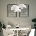Lampa wisząca STONE 40 cm - biała  DN426-400 Step into Design