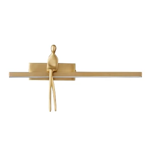 Lampa ścienna AMICI 31 cm LED złota, mosiądz ST-B3578 gold Step into Design