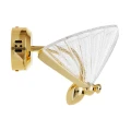 Lampa ścienna BEE LED 18 cm - złoty kinkiet dekoracyjny ST-W0612-1S Step into Design