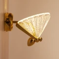 Lampa ścienna BEE LED 18 cm - złoty kinkiet dekoracyjny ST-W0612-1S Step into Design