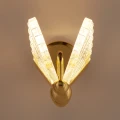 Lampa ścienna BEE LED 18 cm - złoty kinkiet dekoracyjny ST-W0612-1S Step into Design