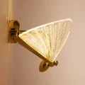Lampa ścienna BEE LED 22 cm - złoty kinkiet dekoracyjny ST-W0612-1B Step into Design