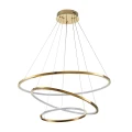 Lampa wisząca CIRCLE SLIM 40+60+80 cm - LED, ring złoty potrójny ST-10112P-3 Step into Design