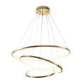 Lampa wisząca CIRCLE SLIM 40+60+80 cm - LED, ring złoty potrójny ST-10112P-3 Step into Design