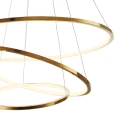 Lampa wisząca CIRCLE SLIM 40+60+80 cm - LED, ring złoty potrójny ST-10112P-3 Step into Design
