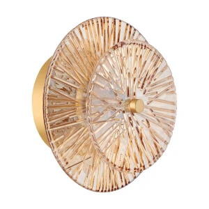Lampa ścienna LUXIO LED bursztynowa 20 cm  ST-3315-2 copper Step into Design