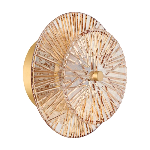 Lampa ścienna LUXIO LED bursztynowa 20 cm  ST-3315-2 copper Step into Design