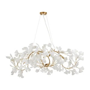 Lampa wisząca BOTANIKA WAVE 125 cm - złota, G9, regulowana,designerska XY080P-120 Step into Design