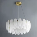 Lampa wisząca PIUMA 60 cm – biała, okrągła oprawa sufitowa	 ST-6289-6 Step into Design