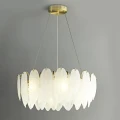 Lampa wisząca PIUMA 60 cm – biała, okrągła oprawa sufitowa	 ST-6289-6 Step into Design
