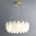 Lampa wisząca PIUMA 60 cm – biała, okrągła oprawa sufitowa	 ST-6289-6 Step into Design