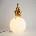Lampa stołowa WOMAN-3 ,47 cm -złota figura, biały klosz ST-6022-C gold Step into Design