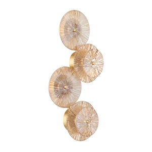 Lampa ścienna LUXIO-4 LED bursztynowa 32 cm  ST-3315-4 copper Step into Design