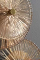 Lampa ścienna LUXIO-4 LED bursztynowa 32 cm  ST-3315-4 copper Step into Design