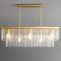 Lampa wisząca ICELAND  100 cm - mosiądz, szkło kryształowe ST-6308-10C Step into Design