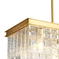 Lampa wisząca ICELAND  100 cm - mosiądz, szkło kryształowe ST-6308-10C Step into Design