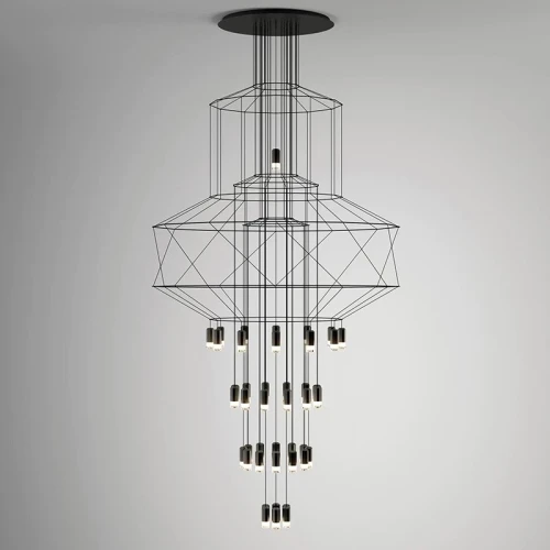 Lampa wisząca LINEA-43 XL czarna 150 cm XT100-43P-XL Step into Design