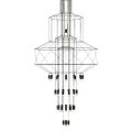 Lampa wisząca LINEA-43 XL czarna 150 cm XT100-43P-XL Step into Design