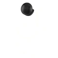 Lampa ścienna FANTASIA czarna 30 cm ST-9282W1 BK Step into Design