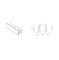 Szynoprzewód trójfazowy wpuszczany 2m biały CTLS RECESSED TRACK 2M WHITE	 8695 Nowodvorski Lighting