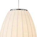 Lampa wisząca SILK BARREL biała 50 cm - nowoczesna i minimalistyczna ST-2335-20 Step into Design