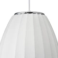 Lampa wisząca SILK BARREL biała 50 cm - nowoczesna i minimalistyczna ST-2335-20 Step into Design
