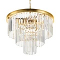 Lampa wisząca SPLENDORE 50 cm - żyrandol złoto-kryształowy DN915-50A Step into Design